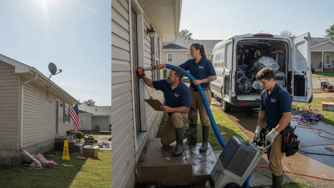 Ceiling Water Damage Restoration in Golden, OK near me